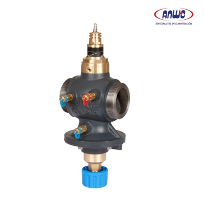 VALVULA DE EQUILIBRIO HIDRAULICO AB-QM CON TOMAS DE PRESION, DN40, 3000-7500 L/H, G 2 